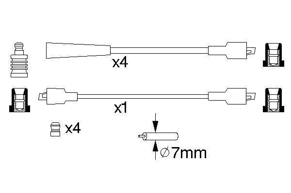 Comprar 3370564B10 Suzuki Cable de bujía