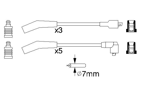 Comprar STC3832 Land Rover Cable de bujía