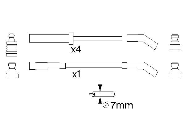 Comprar 2578 NGK Cable de bujía