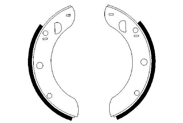 91041142 Atlas Copco zapatas de frenos de tambor delanteras