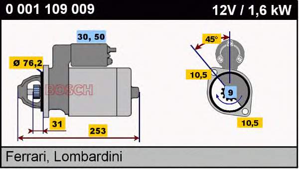 Comprar 0001109009 Bosch Motores de arranque