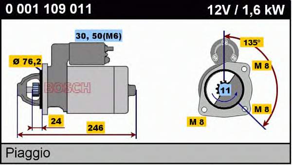 STX201286R Stardax motor de arranque