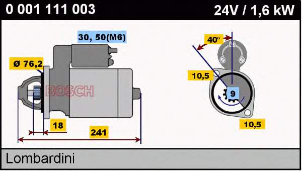 691.505.092.010 PSH motor de arranque