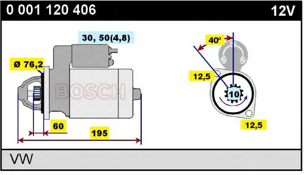 Comprar 0001120406 Bosch Motores de arranque