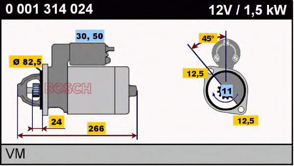 610.002.112.010 PSH motor de arranque