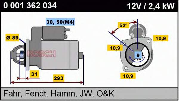 Motor de arranque MS277 Mahle Original