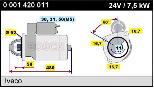 Motor de arranque S1009 AS/Auto Storm