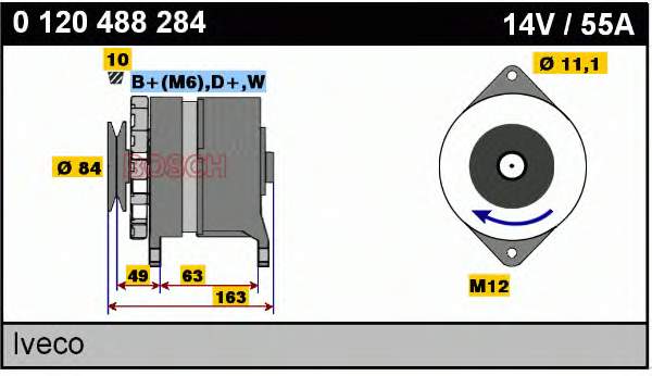 Generador Bosch 0120488284