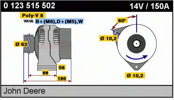 Alternador 113899 Cargo