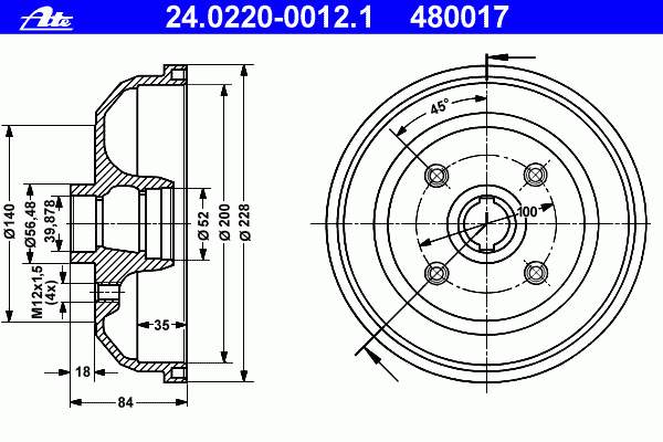 Comprar 2048 Febi Tambor de freno trasero