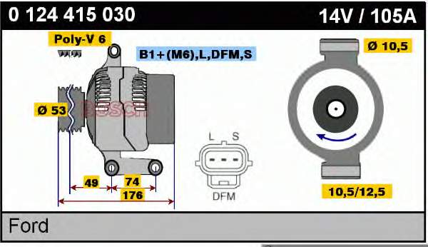 Comprar 0124415030 Bosch Dynamo