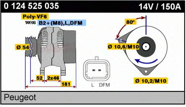 Comprar 0124525035 Bosch Dynamo