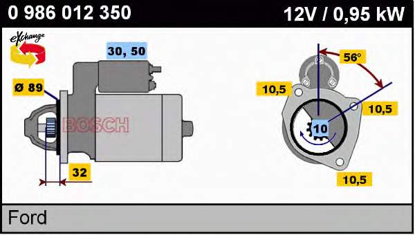 0986012350 Bosch