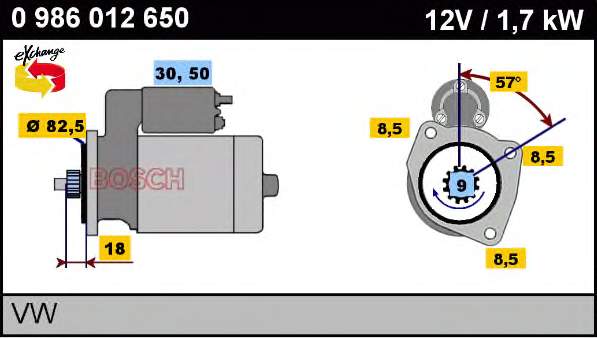 0986012650 Bosch