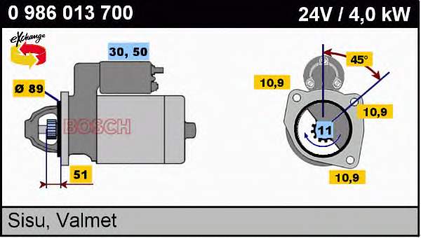 MS327 Mahle Original Arranque motores