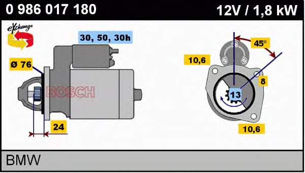 0986017180 Bosch