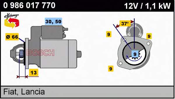 0986017770 Bosch
