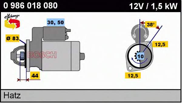 116333 Cargo motor de arranque