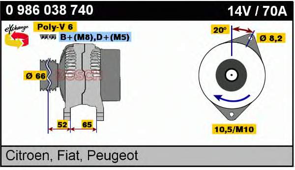 Alternador 4330 Cevam