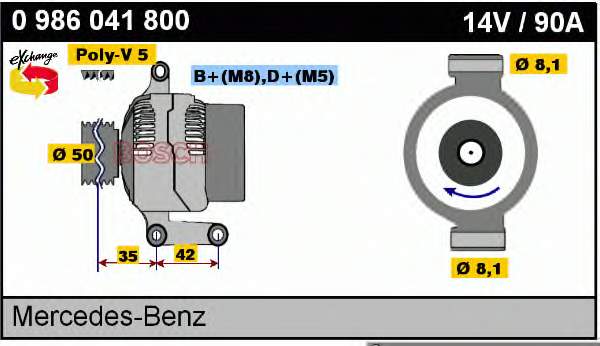 Comprar 0986041800 Bosch Dynamo