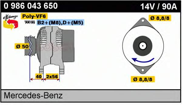 0986043650 Bosch
