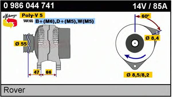 440055 VALEO alternador