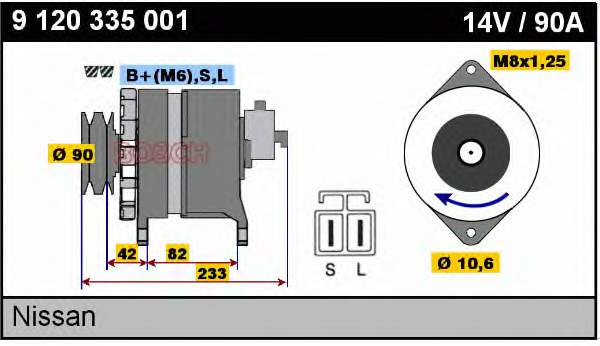 210452 ERA Alternador de coche