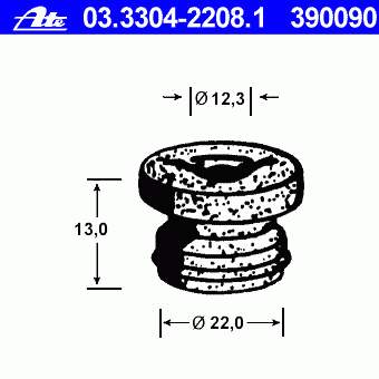 Kit de reparación cilindro de freno principal 559064 Opel
