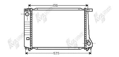 06002086 VAN Wezel Refrigeración del motor