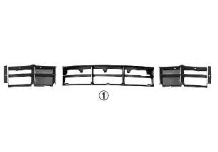 Rejilla de ventilación, parachoques trasero, izquierda 0639591 VAN Wezel