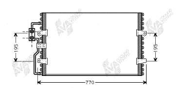 09005093 VAN Wezel condensador aire acondicionado