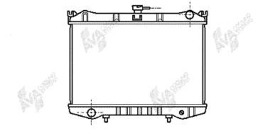 13002041 VAN Wezel radiador refrigeración del motor