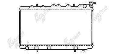 13002096 VAN Wezel radiador refrigeración del motor