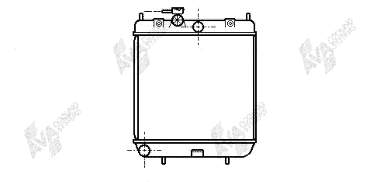 13002130 VAN Wezel radiador refrigeración del motor