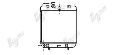 13002131 VAN Wezel radiador refrigeración del motor