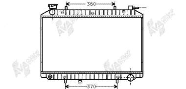 13002173 VAN Wezel radiador refrigeración del motor