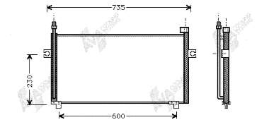 13005175 VAN Wezel condensador aire acondicionado