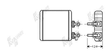 Radiador de calefacción 13006139 VAN Wezel