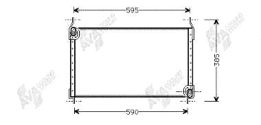 17005173 VAN Wezel condensador aire acondicionado