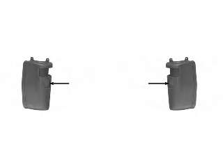 1300182070 Peugeot/Citroen Paragolpes trasero, parte derecha