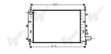 18002059 VAN Wezel radiador refrigeración del motor