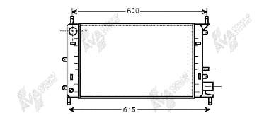 18002149 VAN Wezel radiador refrigeración del motor