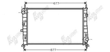 18002165 VAN Wezel radiador refrigeración del motor