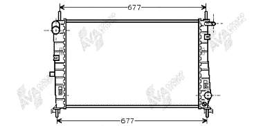 18002196 VAN Wezel radiador refrigeración del motor