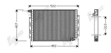 21005004 VAN Wezel condensador aire acondicionado