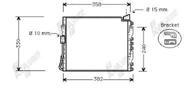 25005089 VAN Wezel condensador aire acondicionado