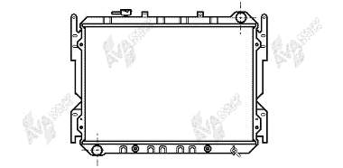 FE6915200B Mazda radiador refrigeración del motor