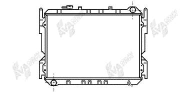 FE7415200B Mazda radiador refrigeración del motor