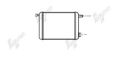 93902937 Fiat/Alfa/Lancia radiador de calefacción