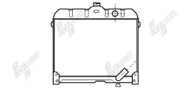 Radiador refrigeración del motor A3095001702 Mercedes